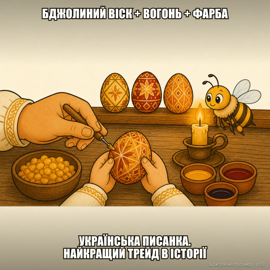 Trade offer: TRADE OFFER Ти віддаєш: шматок жовтого бджолиного воску Ти отримуєш: розписану українську писанку [ ACCEPT ]
